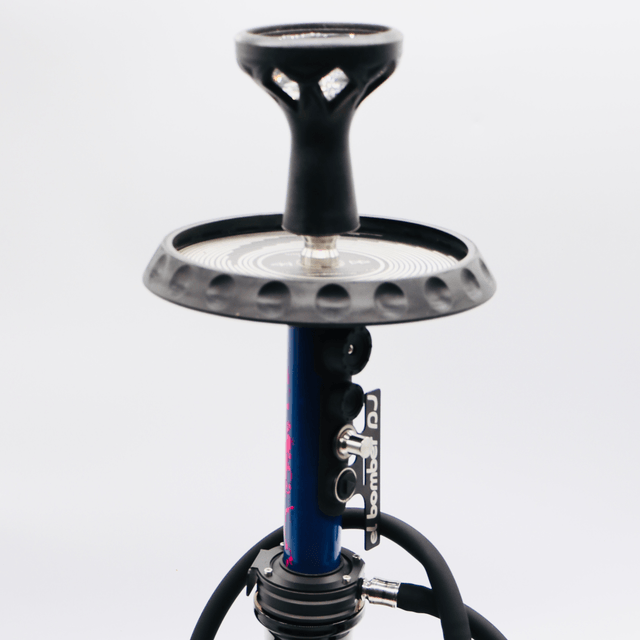 El Bomber DJ Hookah 🎵 – Sleek Blue Edition