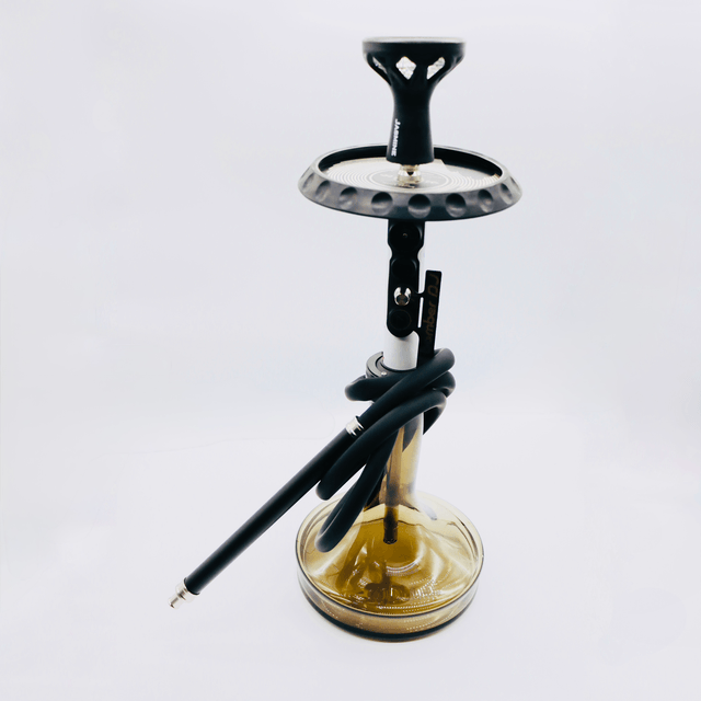 El Bomber DJ Hookah 🎵 – Sleek White Edition
