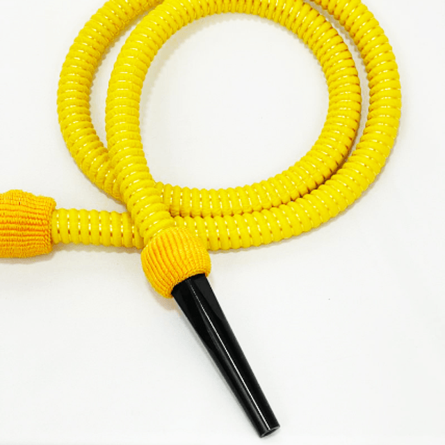 Khalil Mamoon Shisha Pipe Yellow 64”