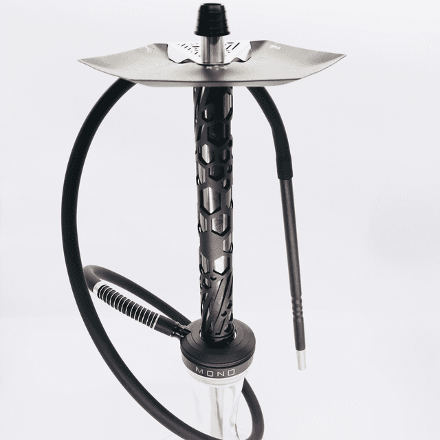 Hive Hookah Shisha Pipe 🪩– Black &amp; Silver Edition