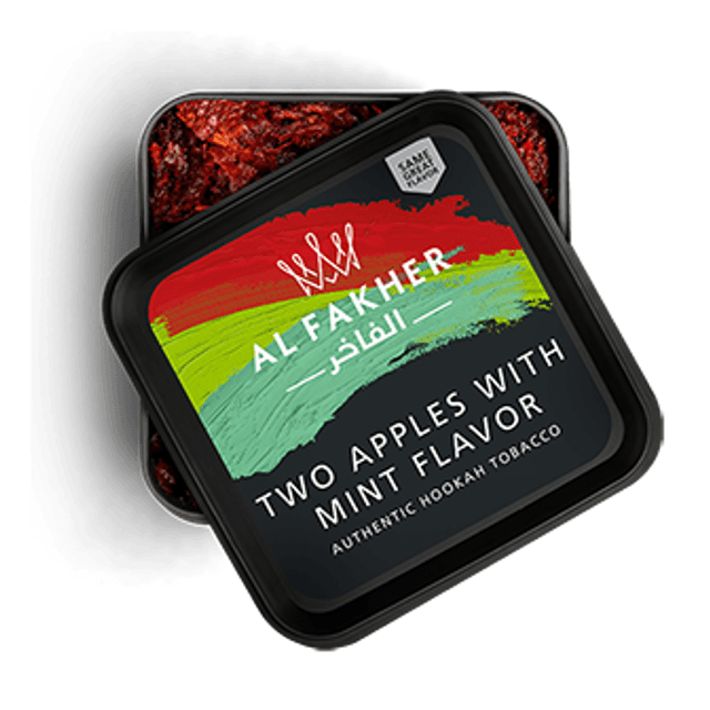 AL FAKHER DOUBLE APPLE WITH MINT.