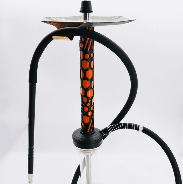 Hive Hookah Shisha Pipe 🔶 – Black &amp; Orange Edition