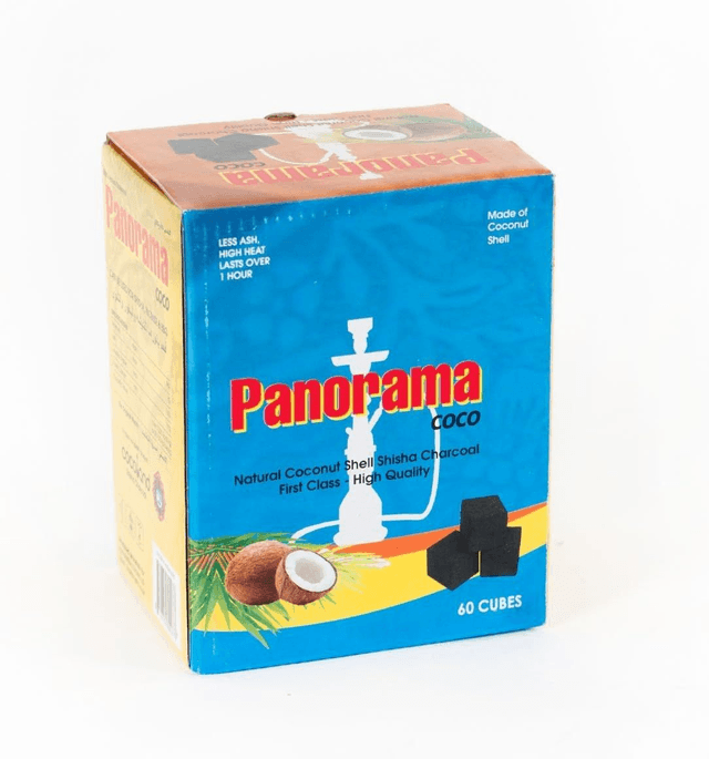 Panorama Coconut Shell Coal 60 pieces 25mm cubes