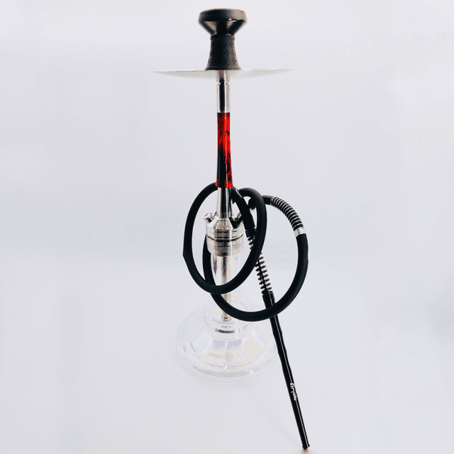 Ziryab Hookah Pipe♦️– Red Transparent Edition