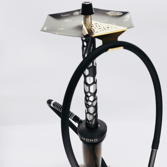 Hive Hookah Shisha Pipe πͺ©β Black & Silver Edition