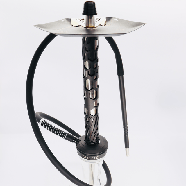 Hive Hookah Shisha Pipe πͺ©β Black & Silver Edition