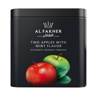 AL FAKHER DOUBLE APPLE WITH MINT. 🍏🍎 🍃