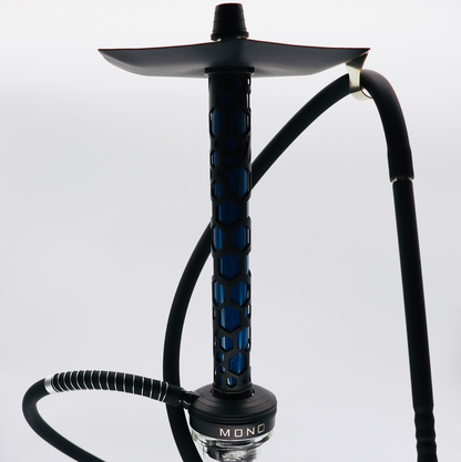 HIVE HOOKAH SHISHA PIPE 🔷– BLACK & BLUE EDITION.