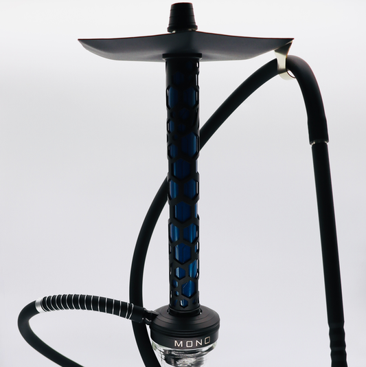 HIVE HOOKAH SHISHA PIPE 🔷– BLACK & BLUE EDITION.