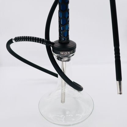 HIVE HOOKAH SHISHA PIPE 🔷– BLACK & BLUE EDITION.