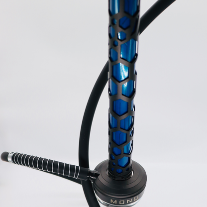 HIVE HOOKAH SHISHA PIPE 🔷– BLACK & BLUE EDITION.