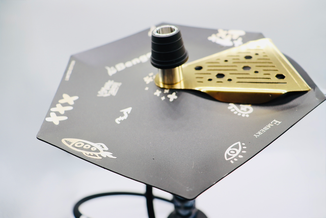 HIVE HOOKAH SHISHA PIPE 🔷– BLACK & BLUE EDITION.