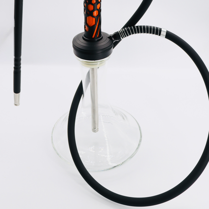 HIVE HOOKAH SHISHA PIPE 🔶 – BLACK & ORANGE EDITION.