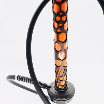 HIVE HOOKAH SHISHA PIPE 🔶 – BLACK & ORANGE EDITION.