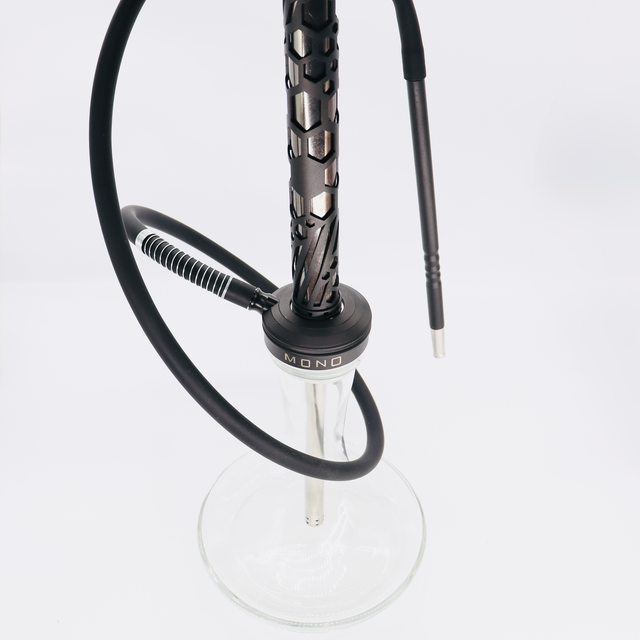 HIVE HOOKAH SHISHA PIPE 🪩– BLACK & SILVER EDITION.