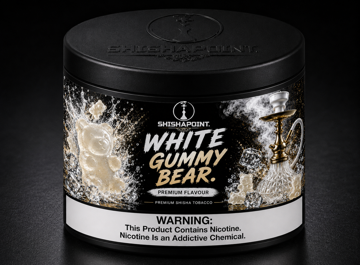 WHITE GUMMY BEAR. 🐻‍❄️