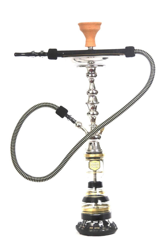 TAHA GOLD CAFE STYLE SHISHA HOOKAH.