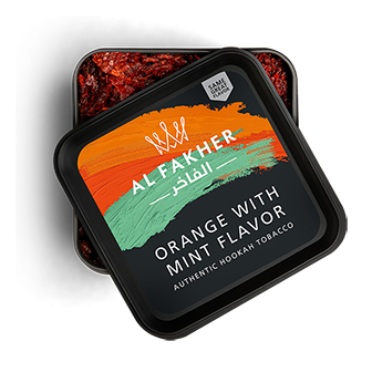 AL FAKHER ORANGE WITH MINT. 🍊🍃