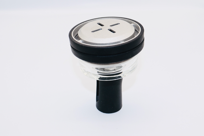 PREMIUM GLASS SHISHA HOOKAH HEAD / BOWL WITH HEAT MANAGEMENT SYSTEM.