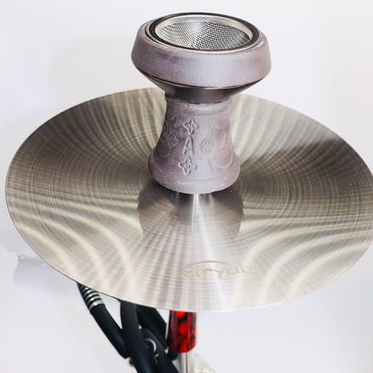 ZIRYAB HOOKAH SHISHA PIPE ♦️– RED TRANSPARENT EDITION.